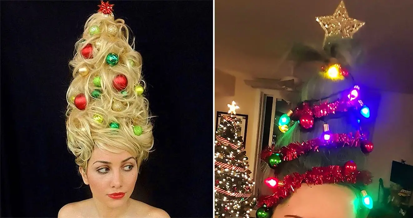christmas tree hairstyles
