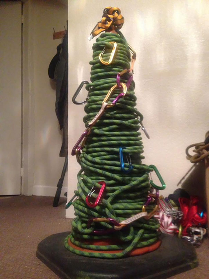 creative christmas tree ideas ropes