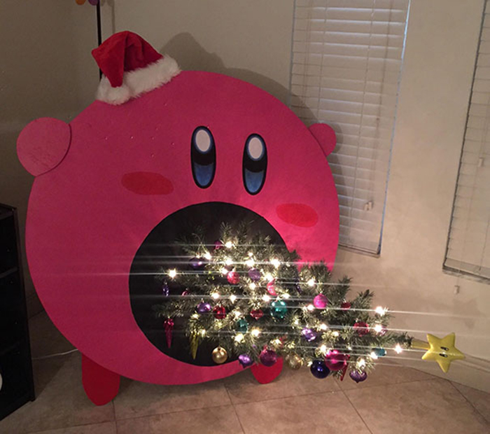 diy holiday trees kirby