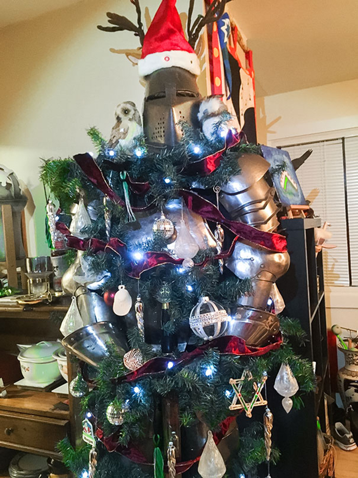 diy holiday trees silent knight