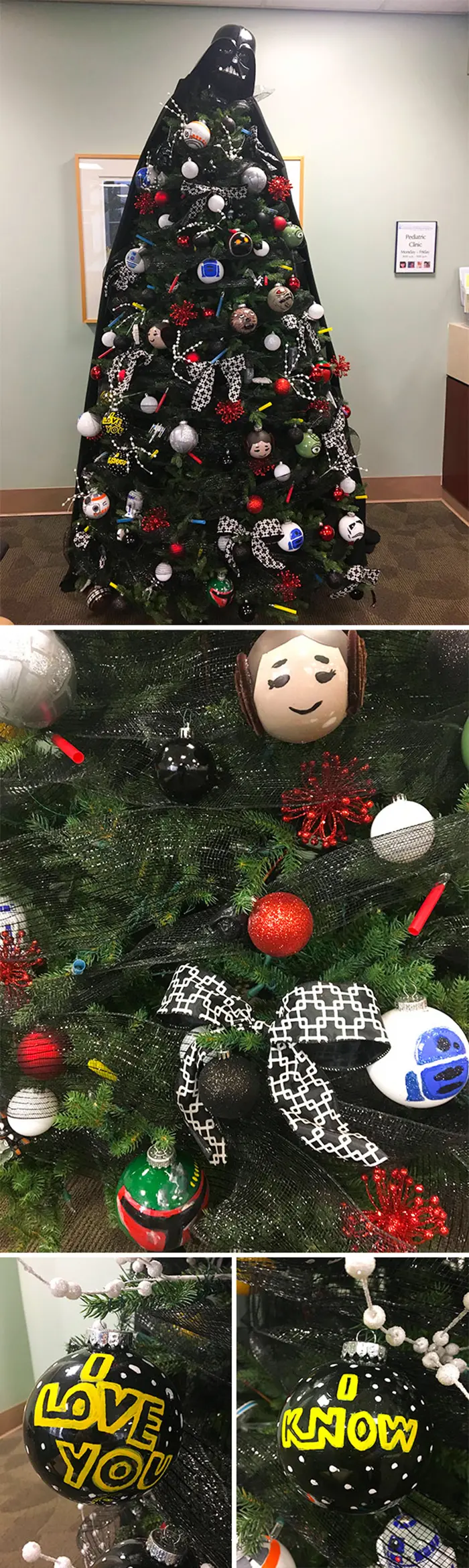 diy holiday trees star wars