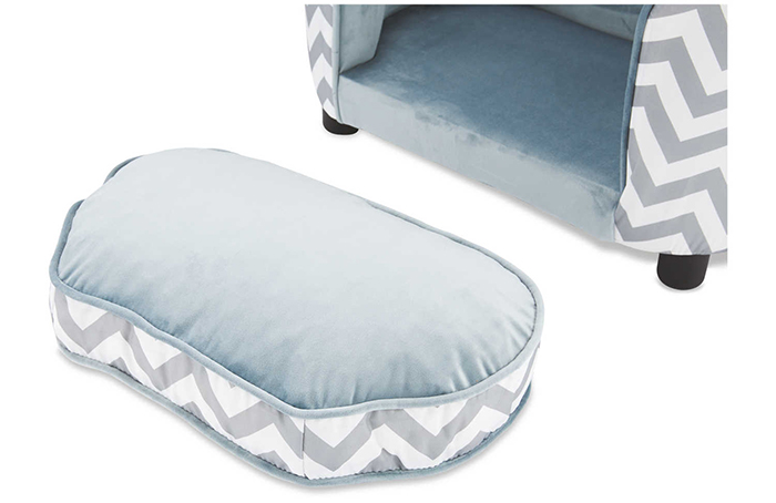 grey pet sofa removable cushion