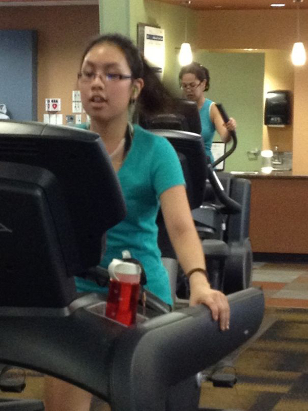 lookalikes working out at the gym