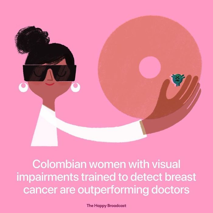 mauro gatti illustrations colombia visually impaired women breast cancer detection