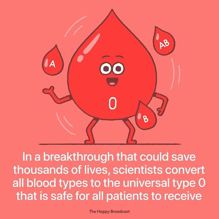the happy broadcast blood type conversion