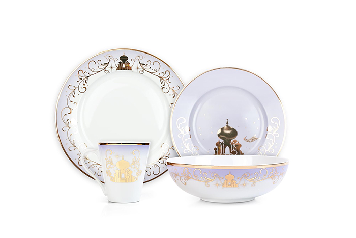 alladin-inspired dinnerware set