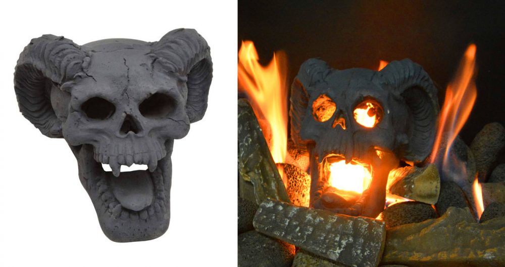 Fireplace Skull