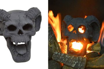 Fireplace Skull