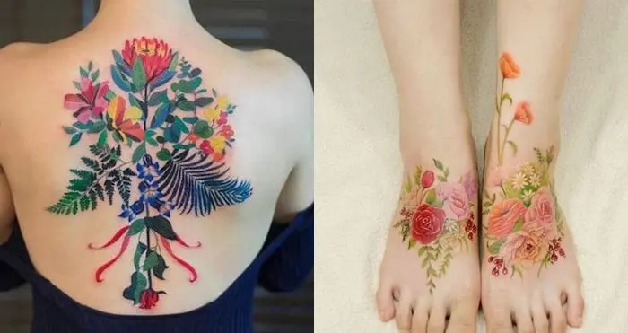 Flowers Three Tattoo – Out of Kit