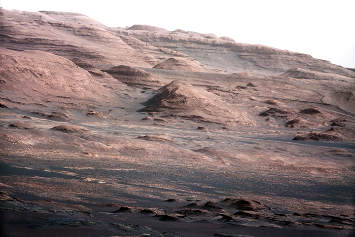 Layers at the Base of Mount Sharp