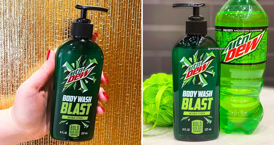 Mountain Dew body wash