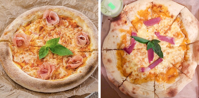 Pizza Photo on Menu Versus Actual Serving