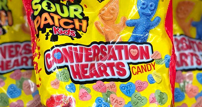 Sour Patch Kids Conversation Hearts