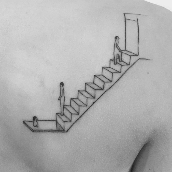 Stairs Tattoo