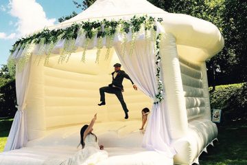 Wedding bouncy castle
