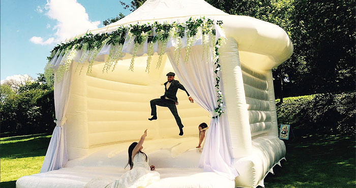 Wedding bouncy castle