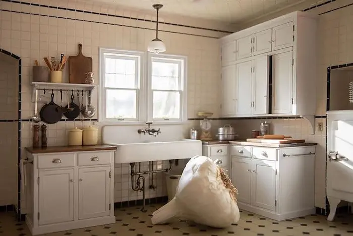 chris toledo miniature interiors kitchen with garlic