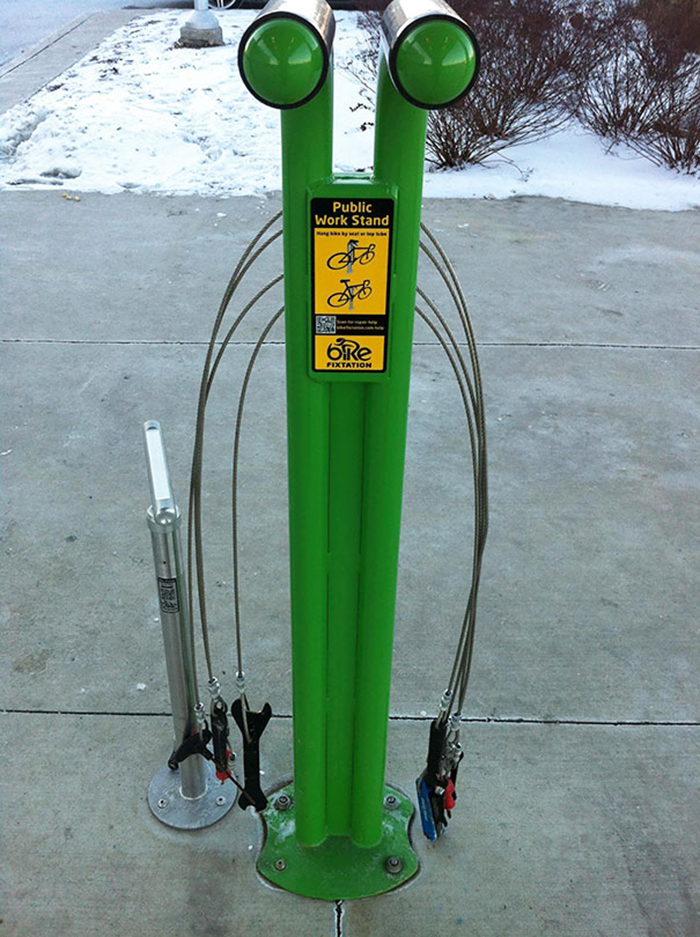 cool classroom designs public work stand for bicycles