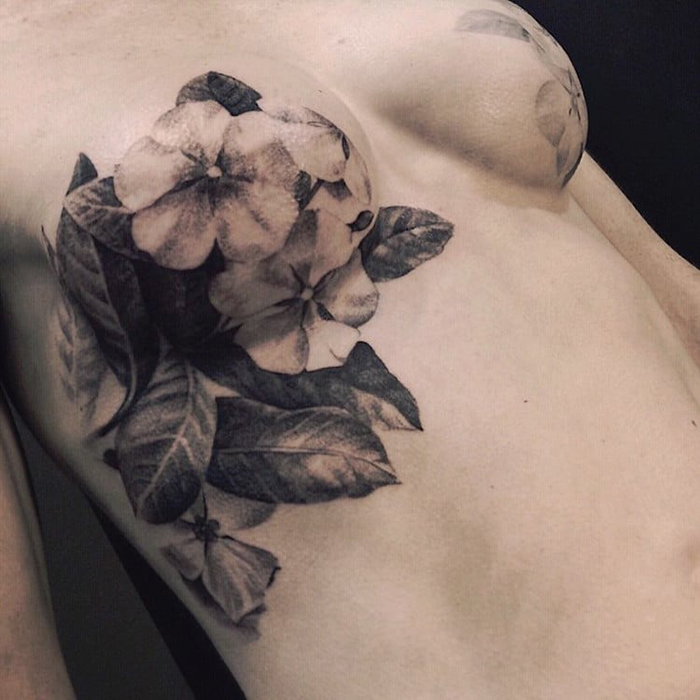 david allen floral tattoos conceal scars