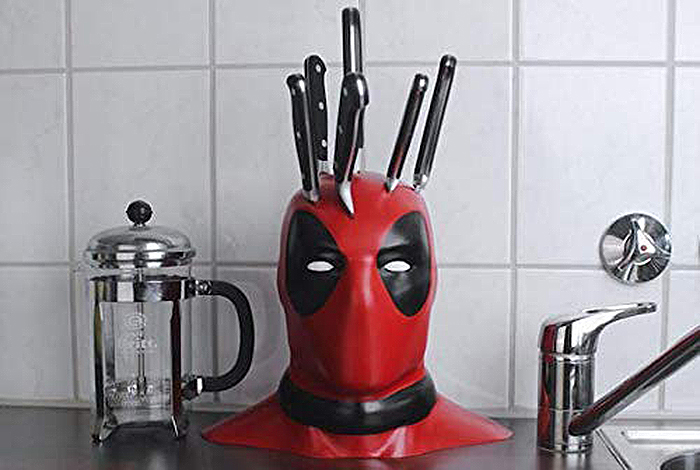 deadpool knife block