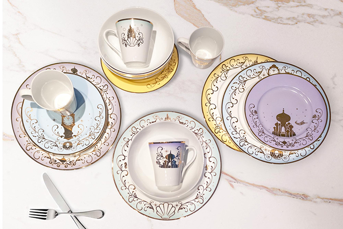 disney princess-inspired dinnerware