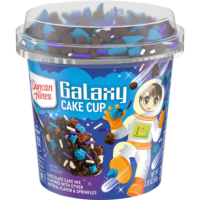 duncan hines galaxy cake cup