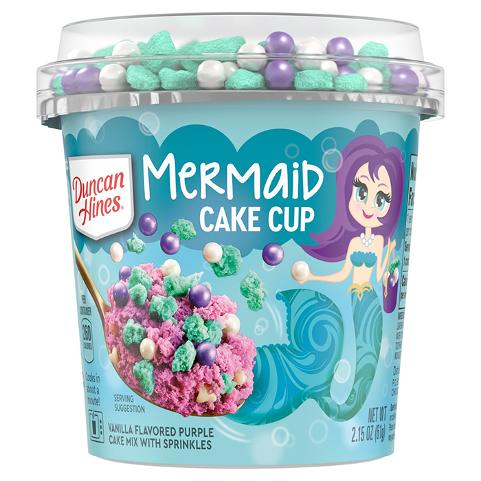 duncan hines mermaid cake cup