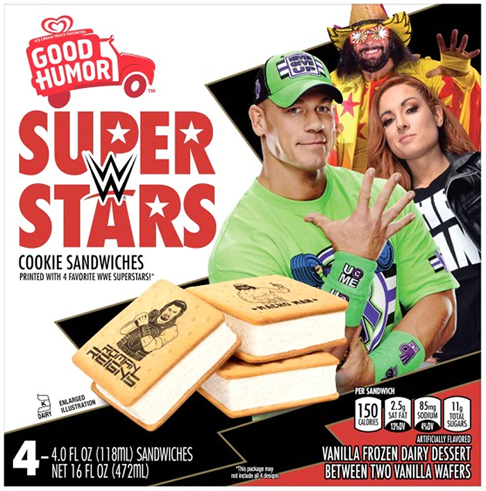 good humor brings back wwe ice cream bars