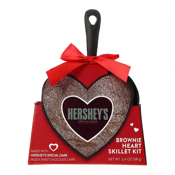 hershey's brownie heart skillet kit