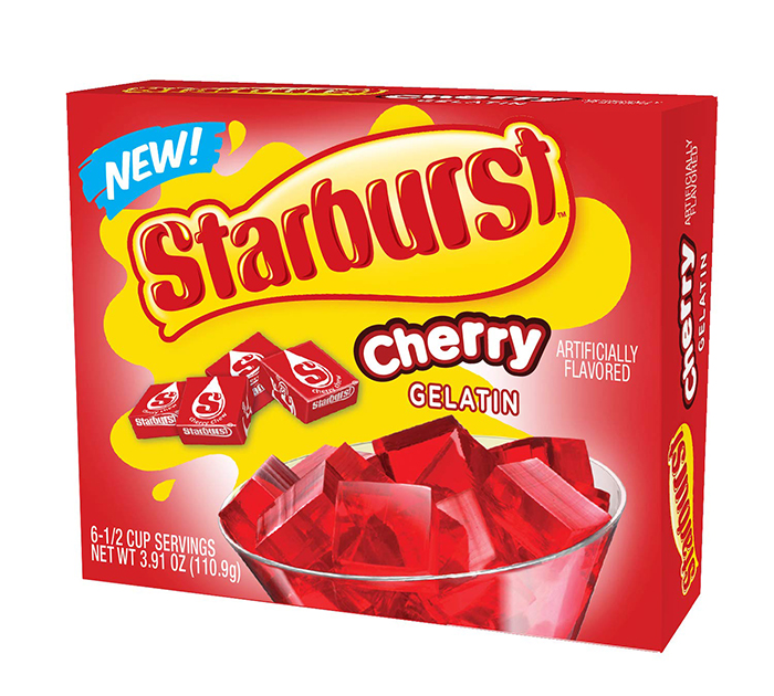 starburst gelatin cherry