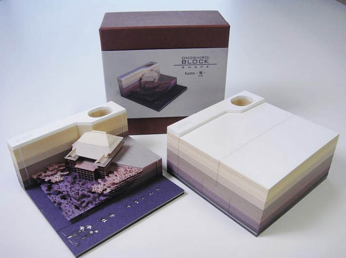 triad omoshiroi memo pad purple kyoto