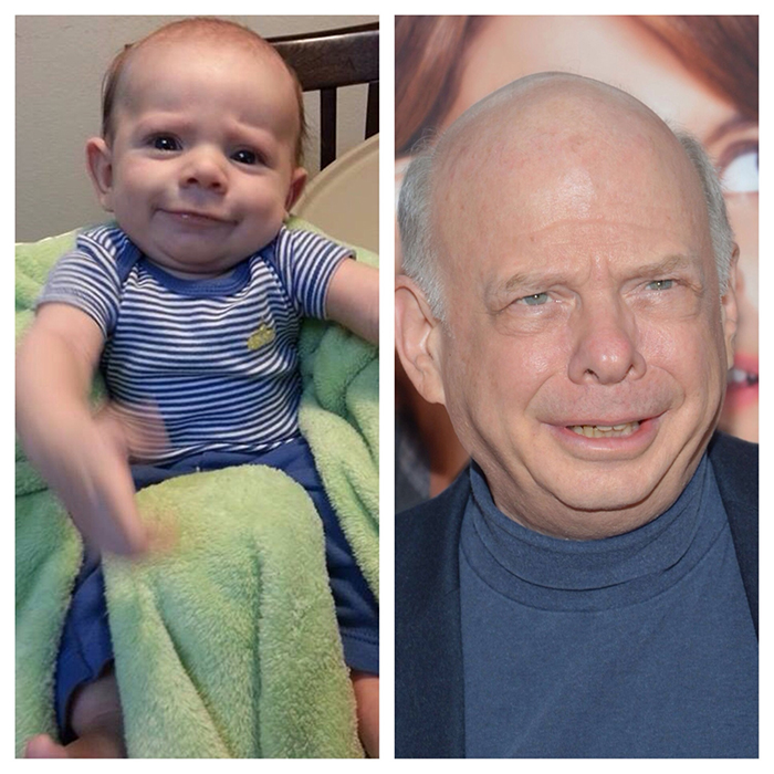 Baby That Looks Similar to Wallace Shawn