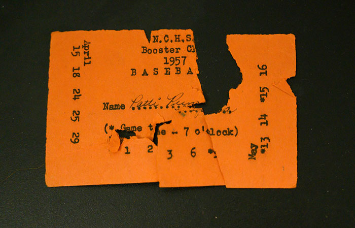 Baseball Game Admission Ticket