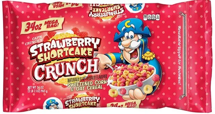 Cap'n Crunch Strawberry Shortcake Cereal