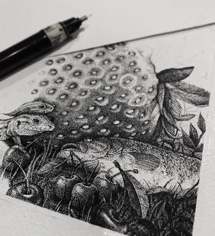 Fish Illustration by Annita Maslov