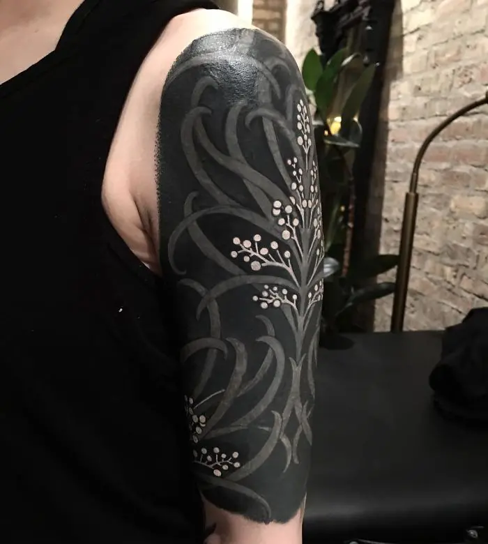 Floral Coverup Tattoo by Esther Garcia