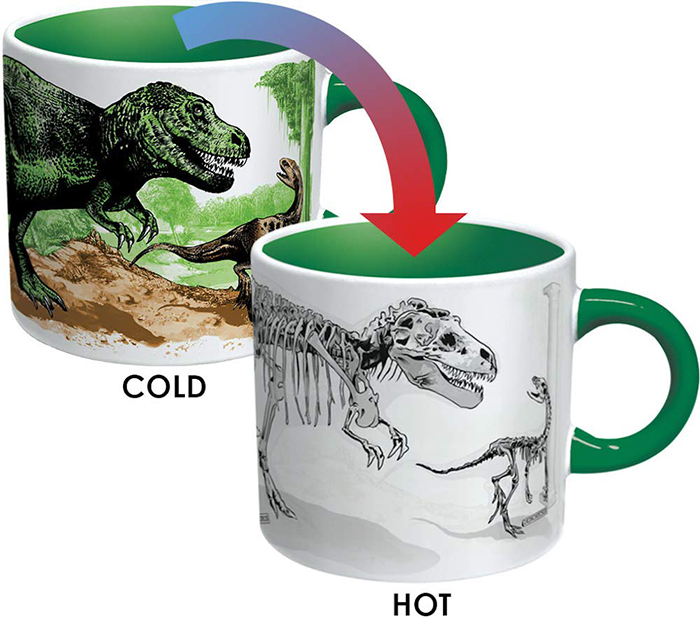 Dinosaur Heat-Changing Mug  Smart and Funny Gifts by UPG – The