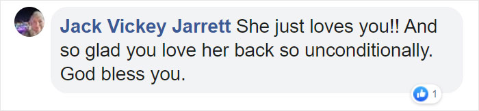 Jack Vickey Jarrett Facebook Comment