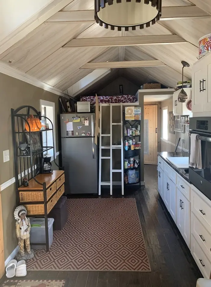Keli and Ryan Brinks Tiny House Kitchen