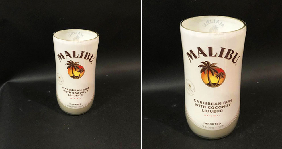 Malibu Rum candle