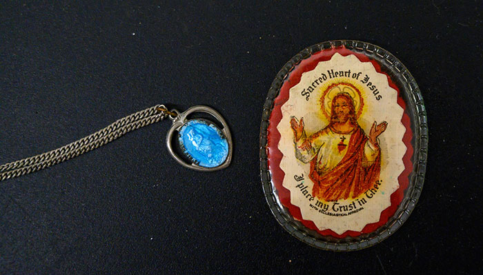 Necklace and Religious Article Found inside Patti Rumfola's Purse