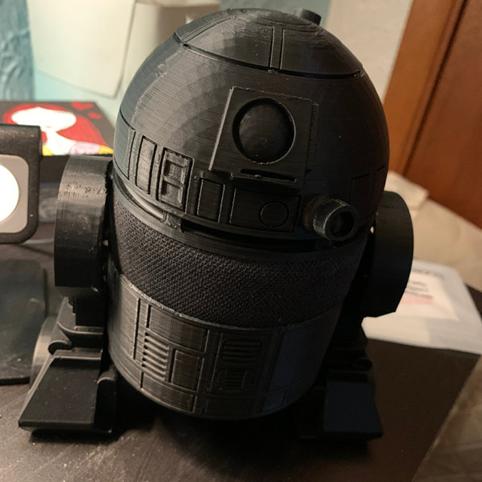R2-D2 Speaker Holder Customer Review Photo by Dark Side Creations