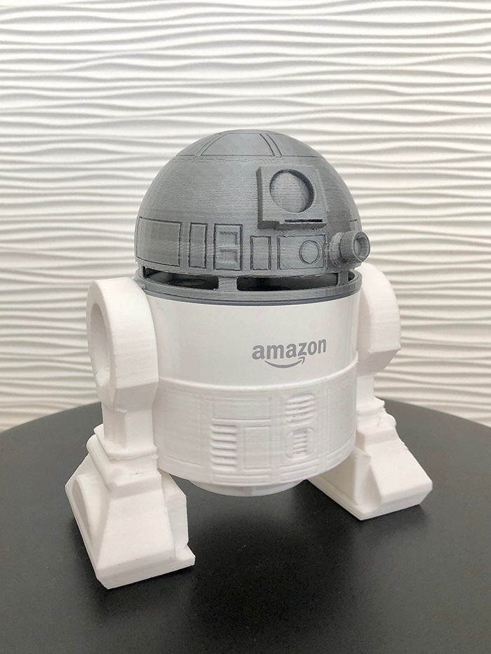 Star Wars-themed Accessory for Amazon Echo Dot 2nd Generation Smart Speaker Assembled