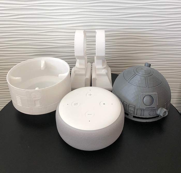 Star Wars-themed Accessory for Amazon Echo Dot 3rd Generation Smart Speaker Unassembled