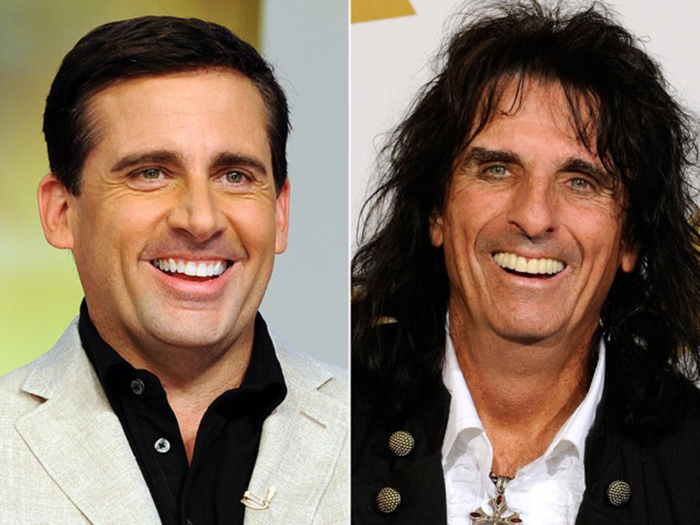 Steve Carell Looks Like Alice Cooper