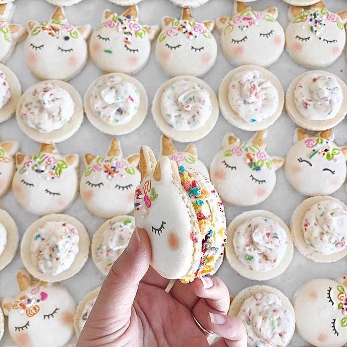 Unicorn Macarons by Mac Lab Bakery