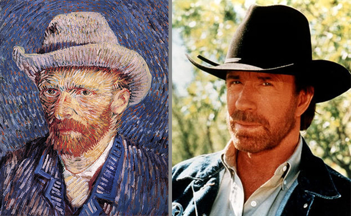 Van Gogh Looks Like Chuck Noris