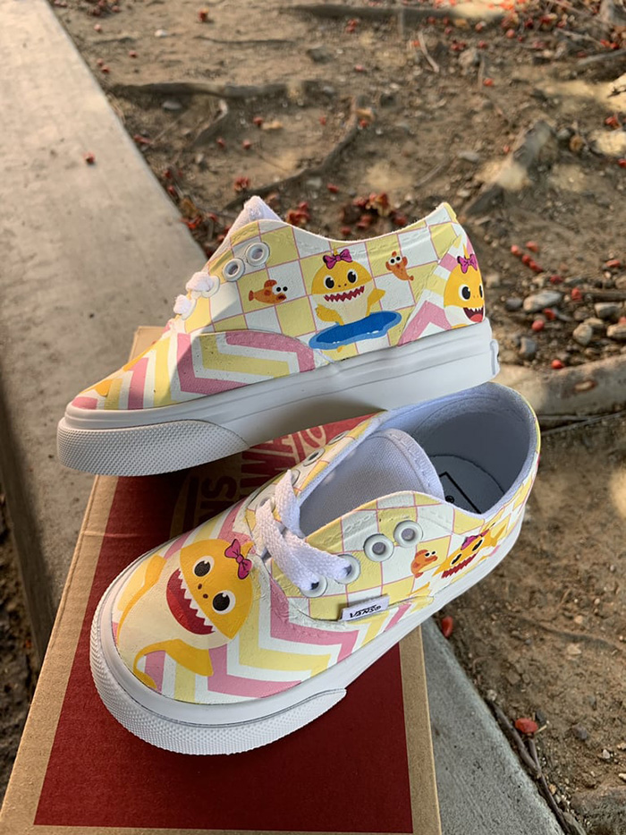 Custom Children's Sneakers by 818VinylCreations