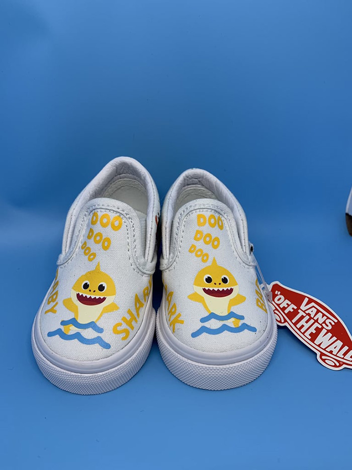 Custom Slip-on Sneakers for Kids by 818VinylCreations