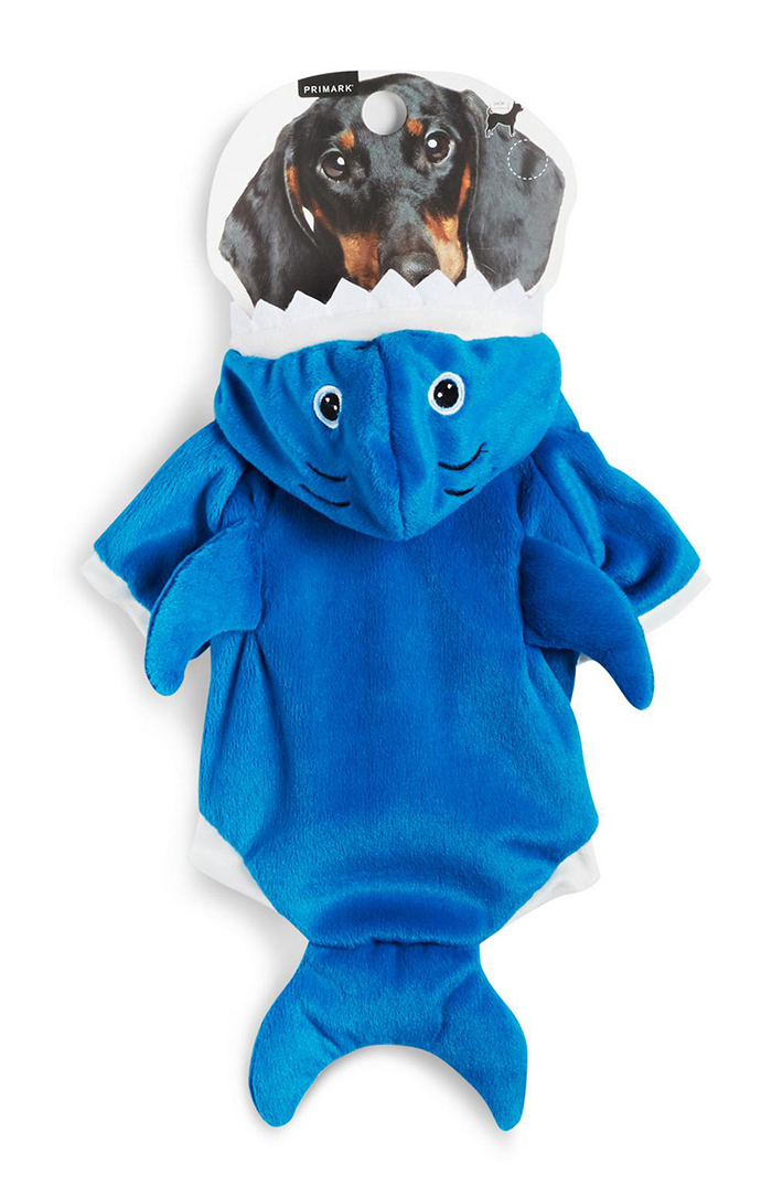 blue baby shark outfit for pets